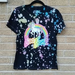 NeverWorn Lisa Frank Paint Splatter Unicorn T